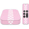 Pink Checkerboard Apple TV Skin